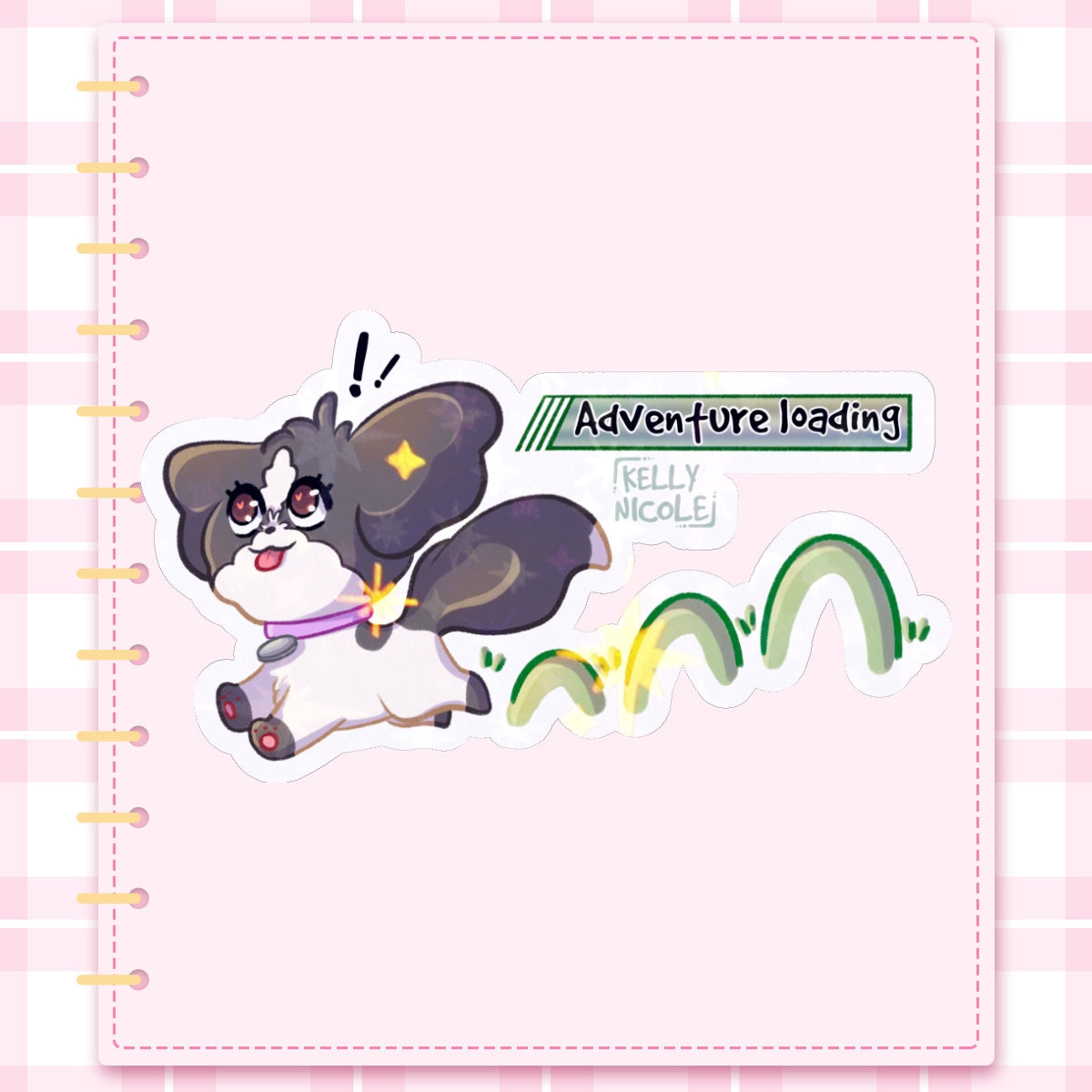 Oreo Adventure Loading HoloStar Sticker