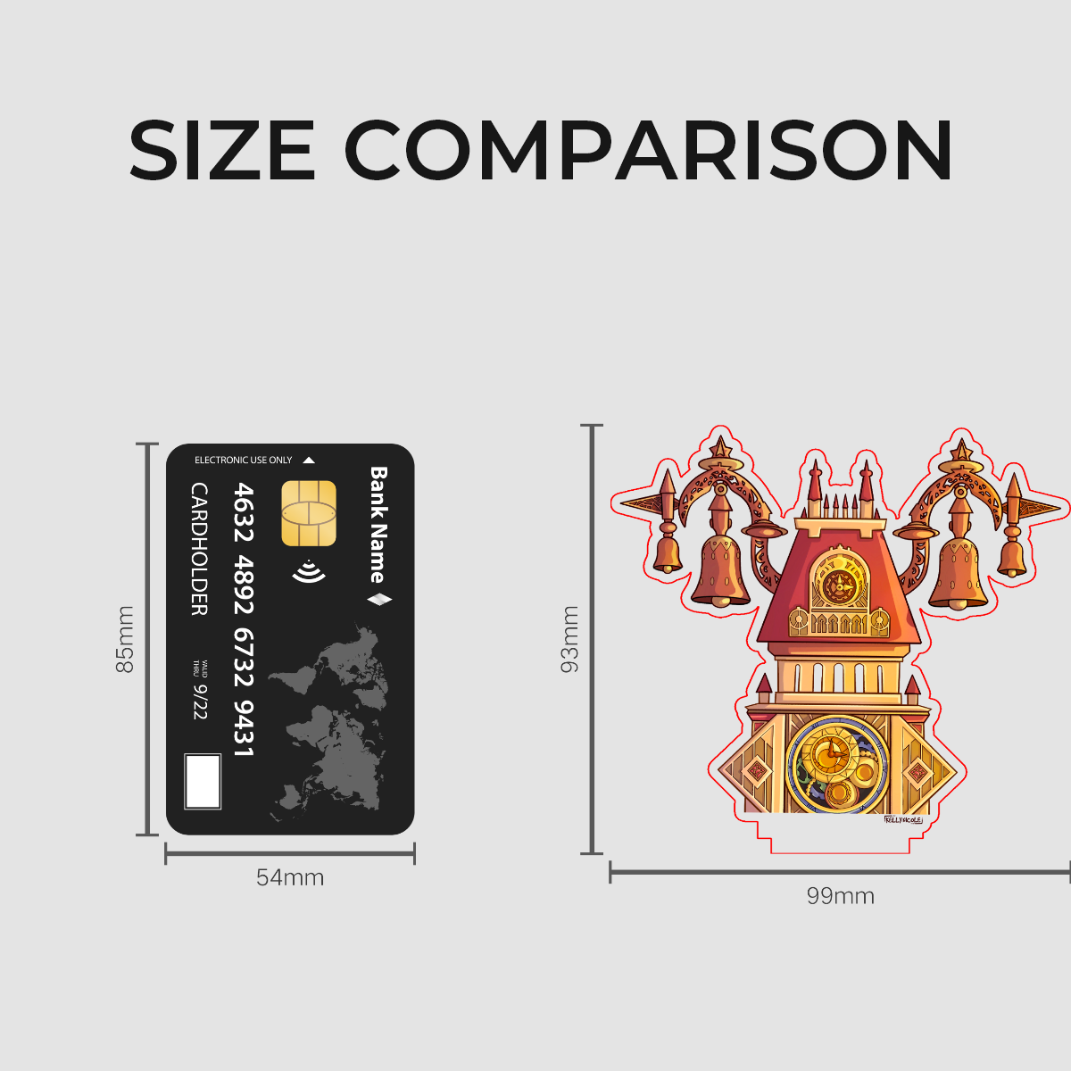 Kingdom Hearts Twilight Town Clock Tower Acrylic Standees