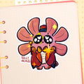 Spud the Axolotl Ring Leader HoloStar Sticker