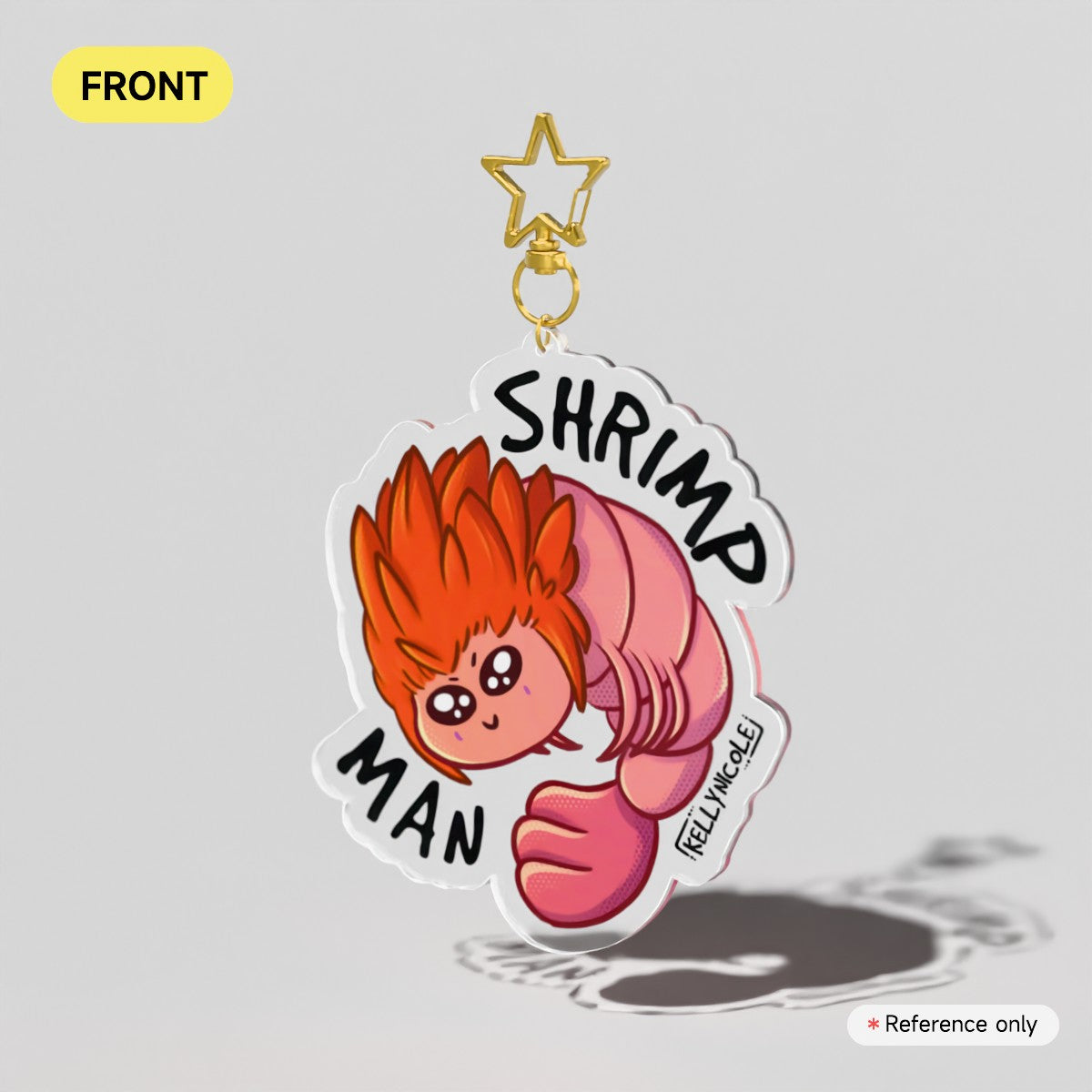 Axel Heart Kingdom Shrimp Man Acrylic Charm