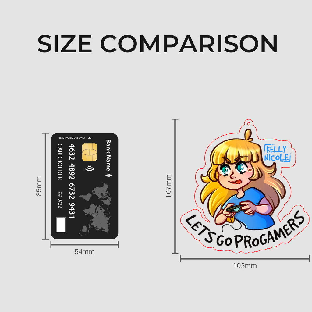 Lets Go ProGamers, Kelly Nicole Acrylic Charm