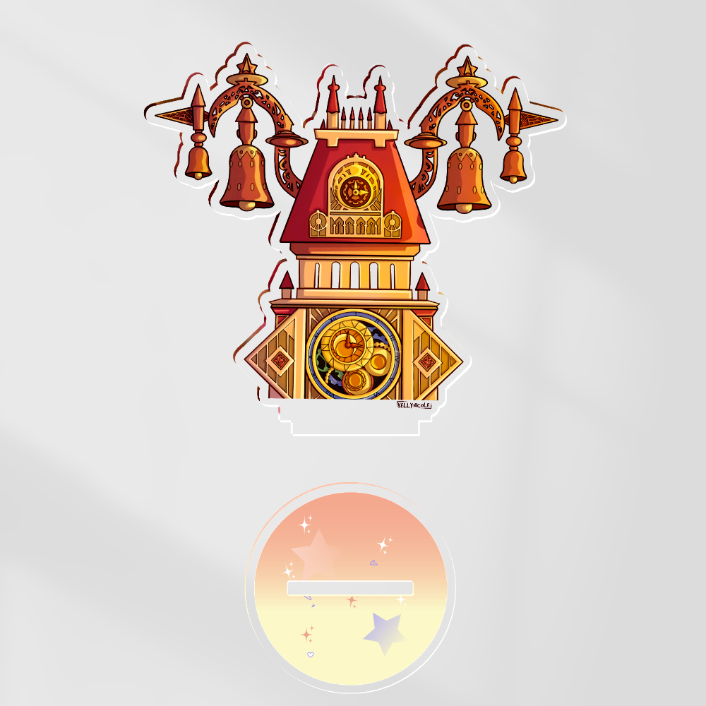 Kingdom Hearts Twilight Town Clock Tower Acrylic Standees