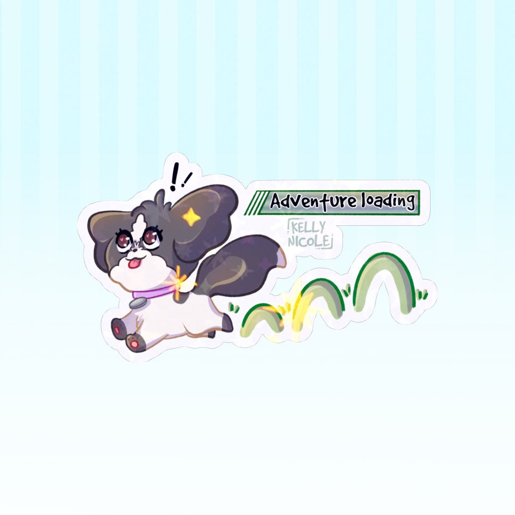 Oreo Adventure Loading HoloStar Sticker