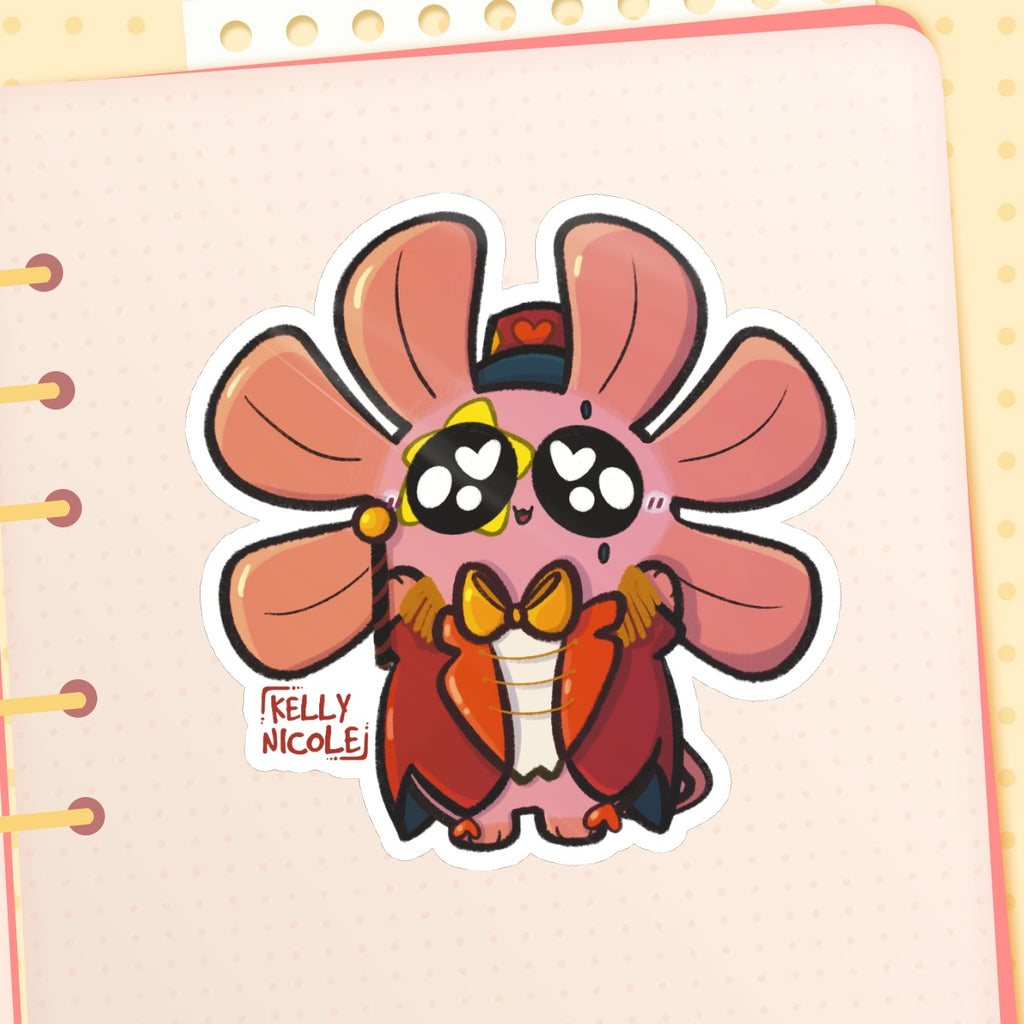 Preview Spud the Axolotl Ring Leader Glossy Sticker