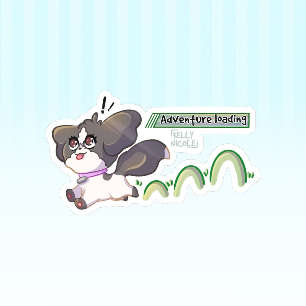 Oreo Adventure Loading Glossy Sticker