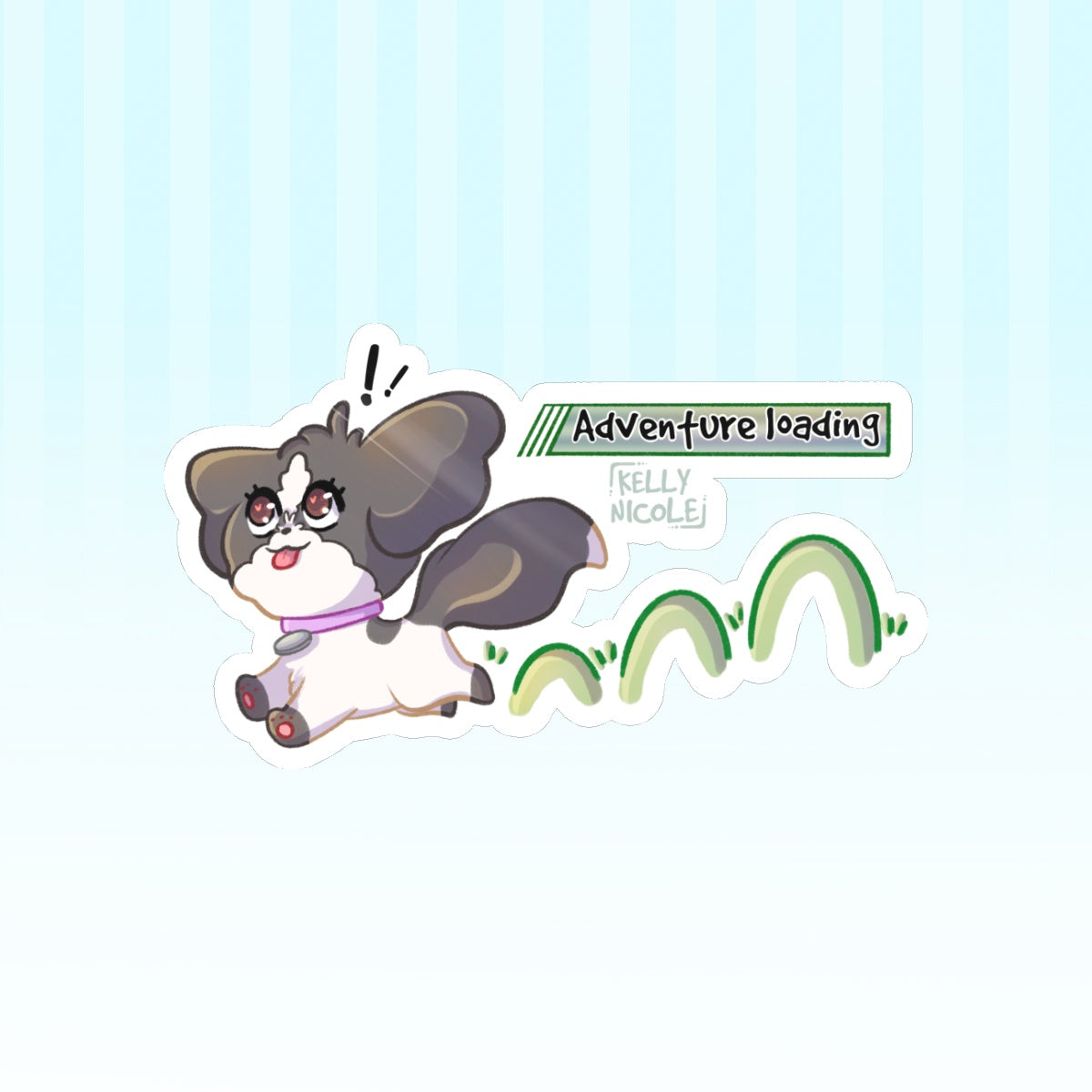Oreo Adventure Loading Glossy Sticker