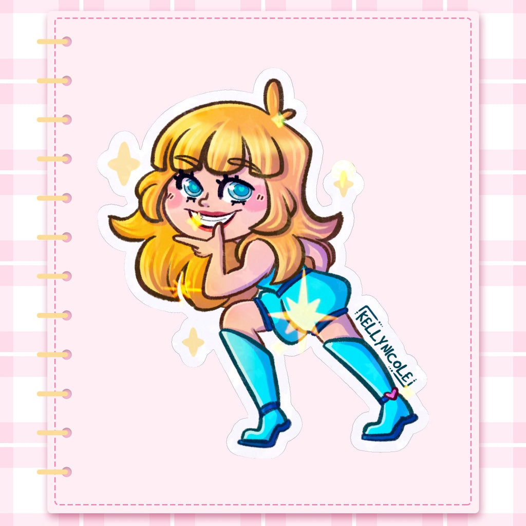Kelly Nicole Mischievous HoloStar Sticker