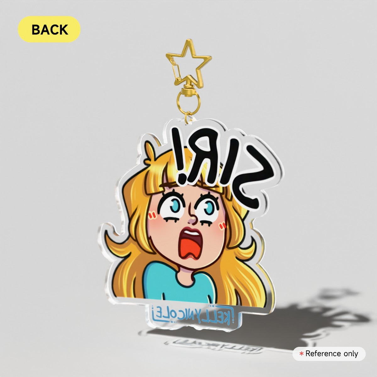 SIR! Kelly Nicole Acrylic Charm