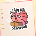 Deadline Survivor Spud the Axolotl Glossy Sticker