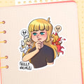 Devil Angel, Kelly Nicole Glossy Sticker