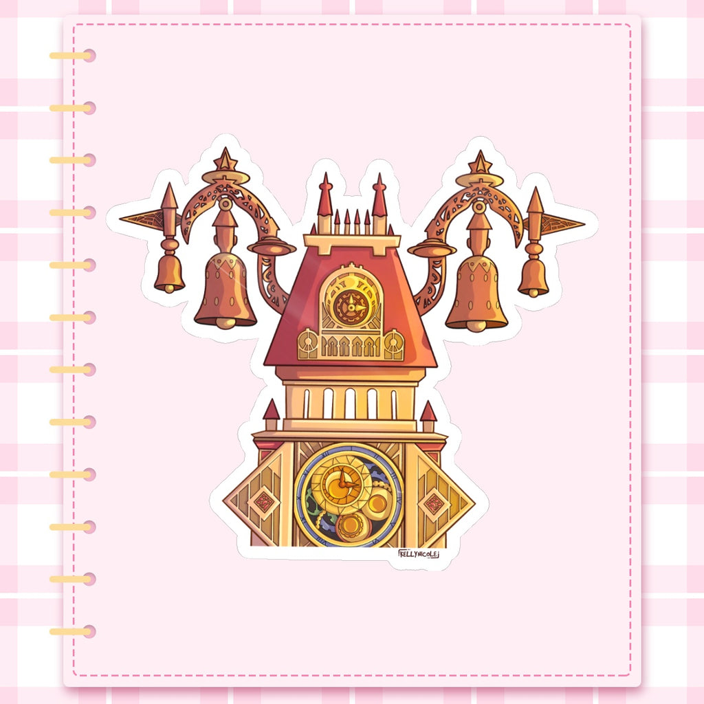 Twilight Town Clock Tower Kingdom Hearts HoloStar Sticker