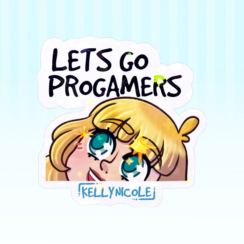 Let's Go ProGamers, Kelly Nicole Emote HoloStar Sticker
