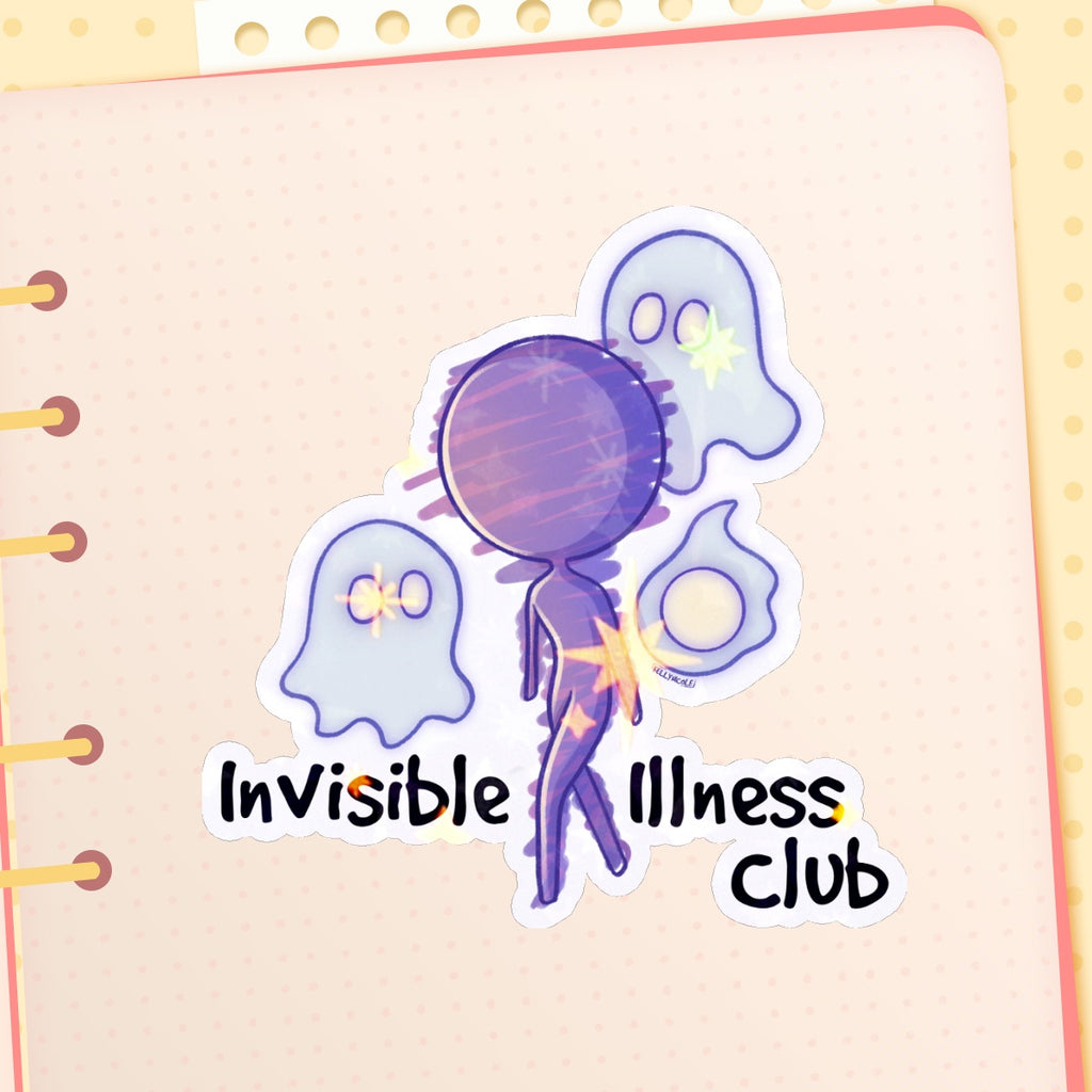 Invisible Illness Club HoloStar Sticker