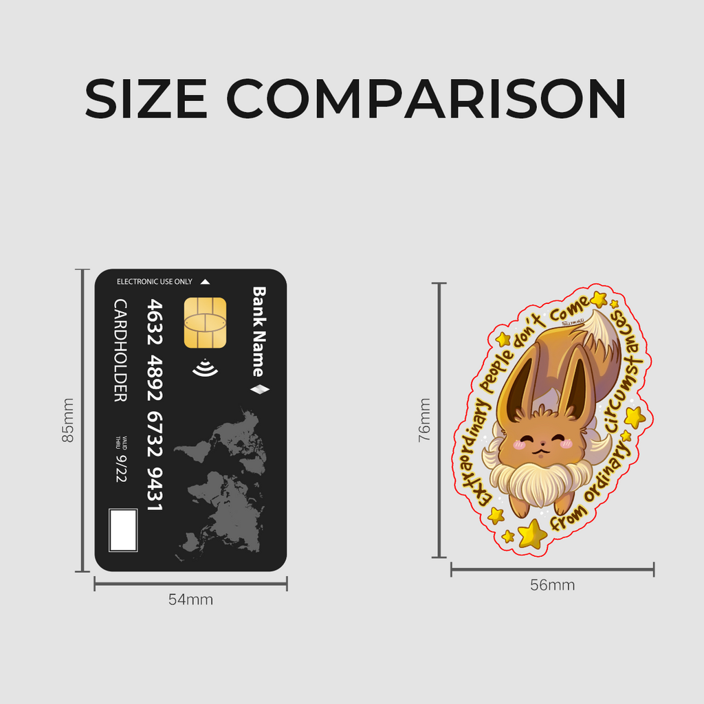 Eevee Extraordinary Pokemon HoloStar Sticker