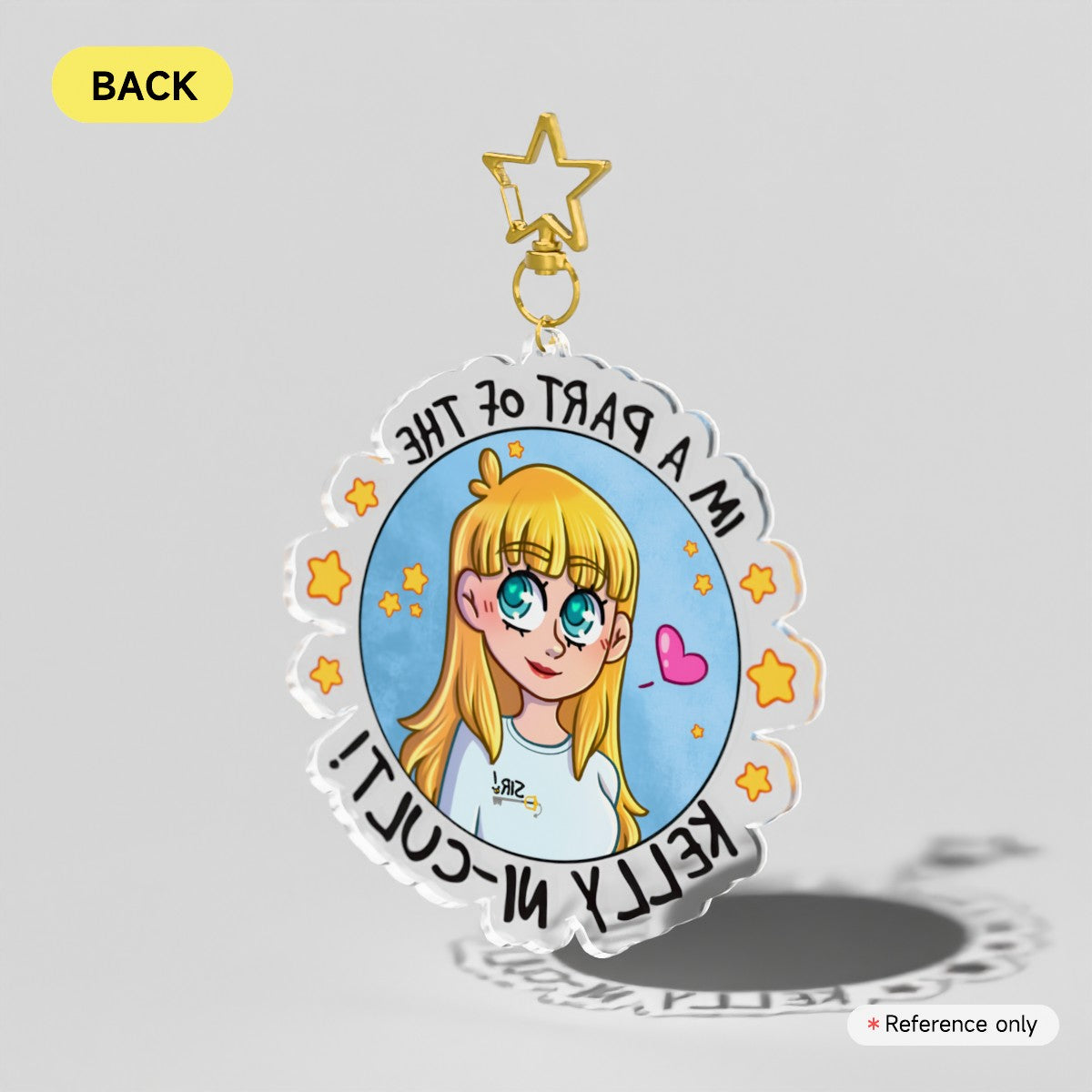 I'm a Part of the Kelly Ni-cult Acrylic Charm