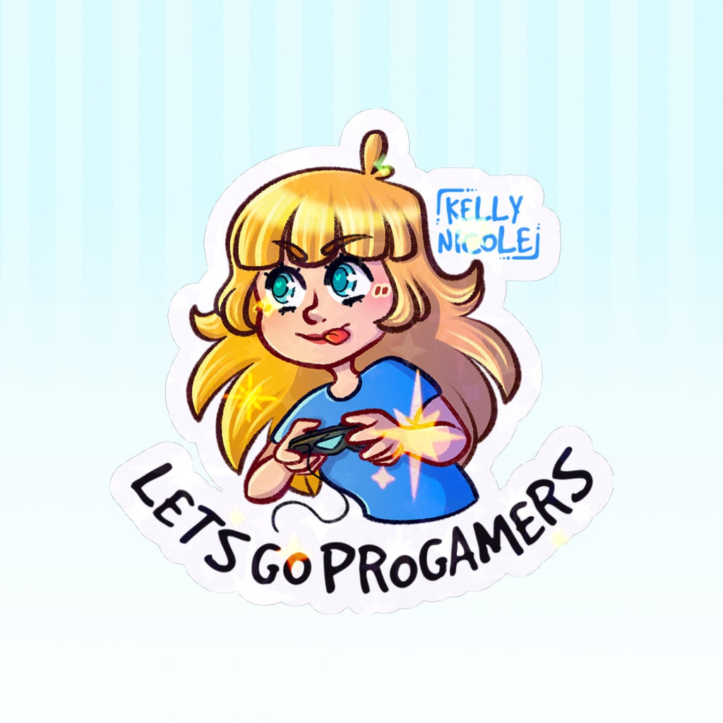 Let's Go ProGamers, Kelly Nicole HoloStar Sticker