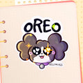 Oreo Puppy Emote HoloStar Sticker