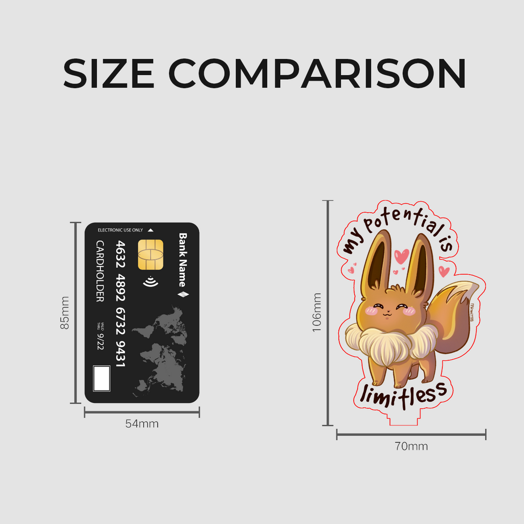 Eevee My Potential is Limitless Acrylic Standees