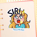 SIR! Kelly Nicole Iconic Catch Phrase Emote HoloStar Sticker