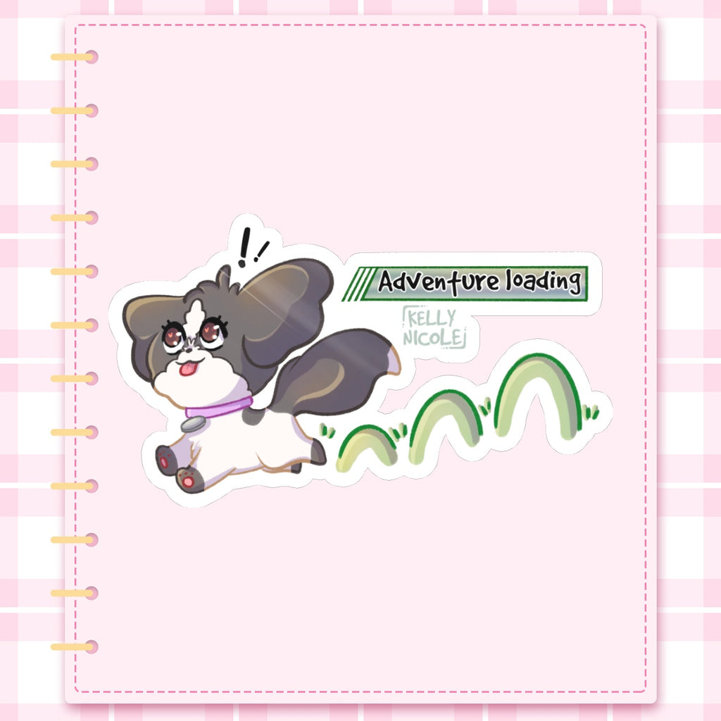 Oreo Adventure Loading Glossy Sticker