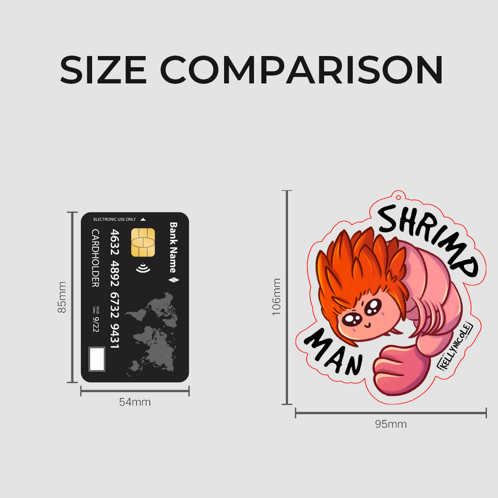Axel Heart Kingdom Shrimp Man Acrylic Charm