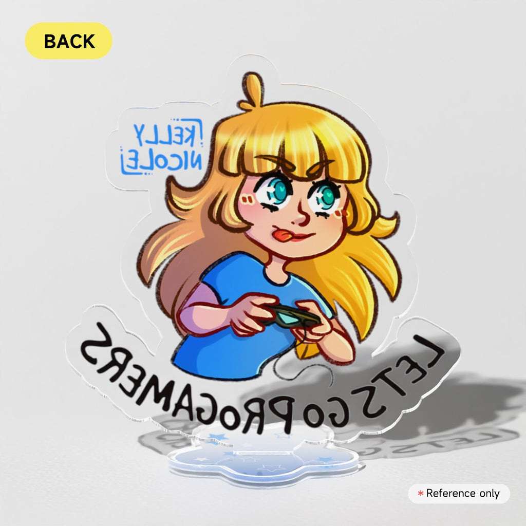 Kelly Nicole Let's Go Pro Gamers Acrylic Standees