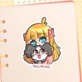 Kelly Nicole Oreo Emote Glossy Sticker