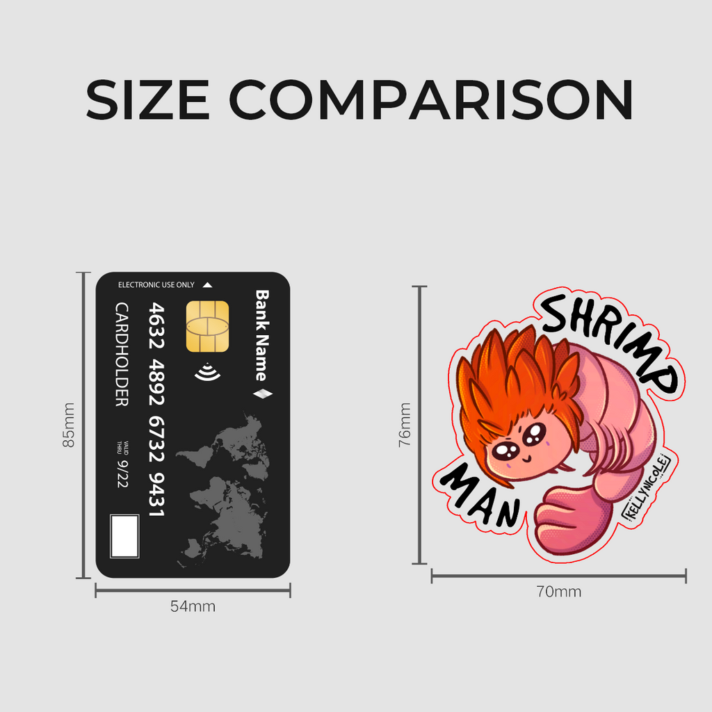 Axel Heart Kingdom Shrimp Man HoloStar Sticker