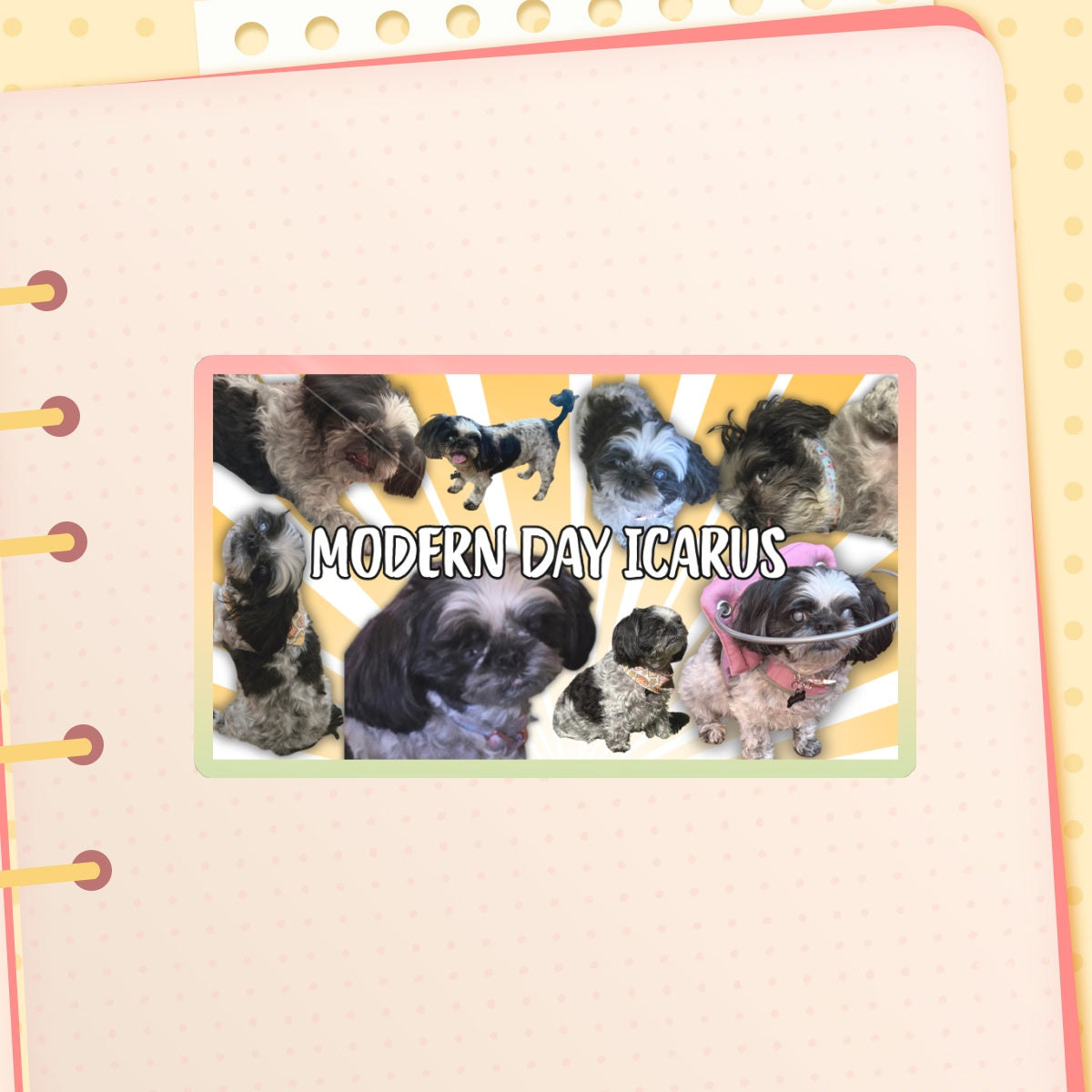 Modern Day Icarus Oreo Glossy Sticker