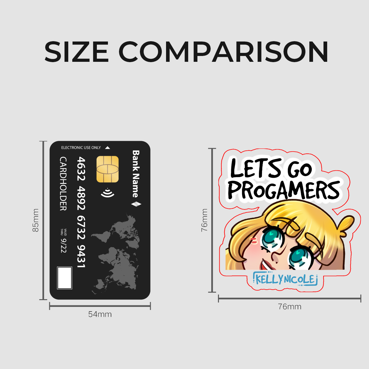 Let's Go ProGamers, Kelly Nicole Emote HoloStar Sticker