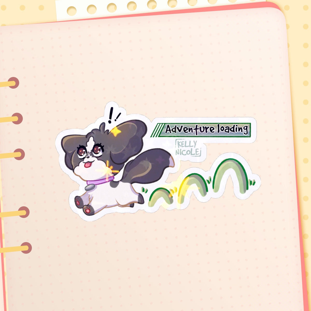 Oreo Adventure Loading HoloStar Sticker
