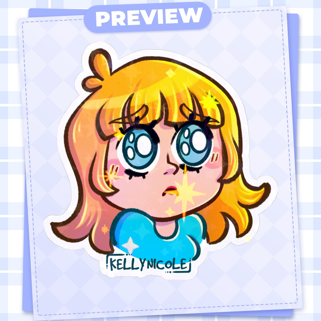 Preview Kelly Nicole OwO emote sticker HoloStar Sticker
