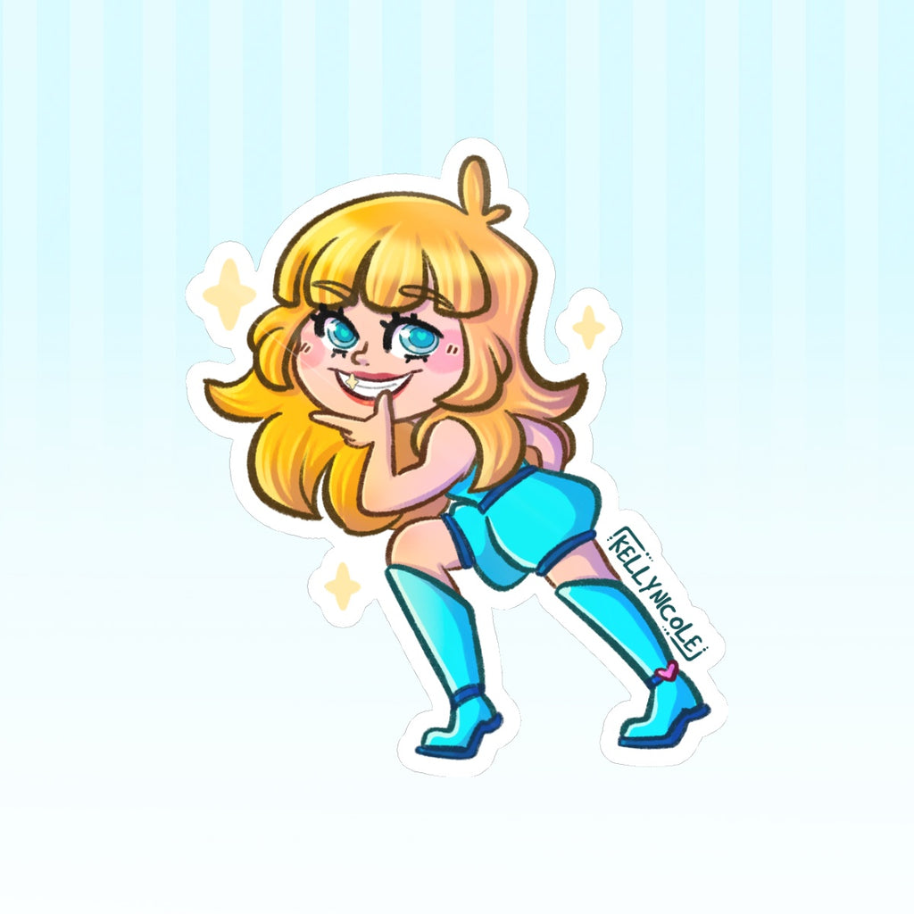 Kelly Nicole Mischievous Glossy Sticker